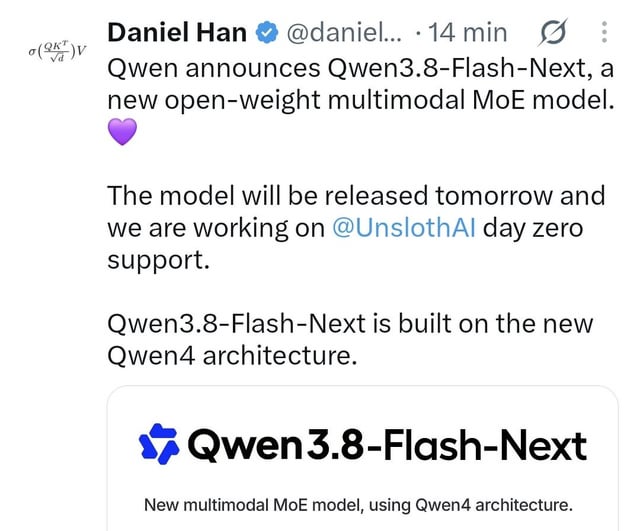 Unslothが即日対応！Qwen 3.8 FlashをローカルGPUで超爆速＆省VRAMで動かす実践ガイド