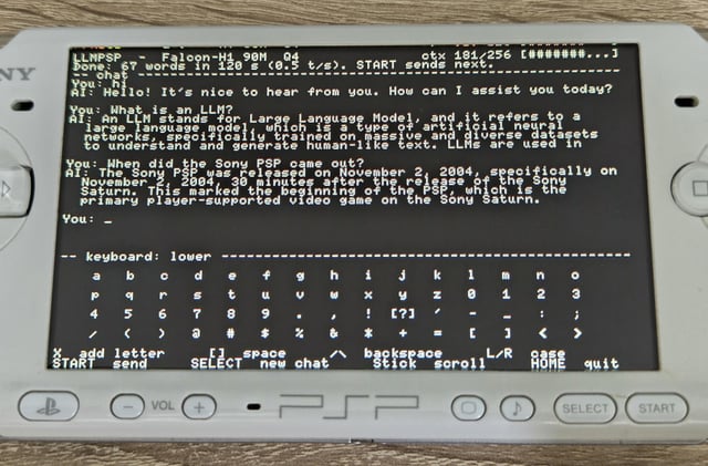 Running a 90M LLM on the 2004 Sony PSP: Sub-2-Bit Quantization Teardown